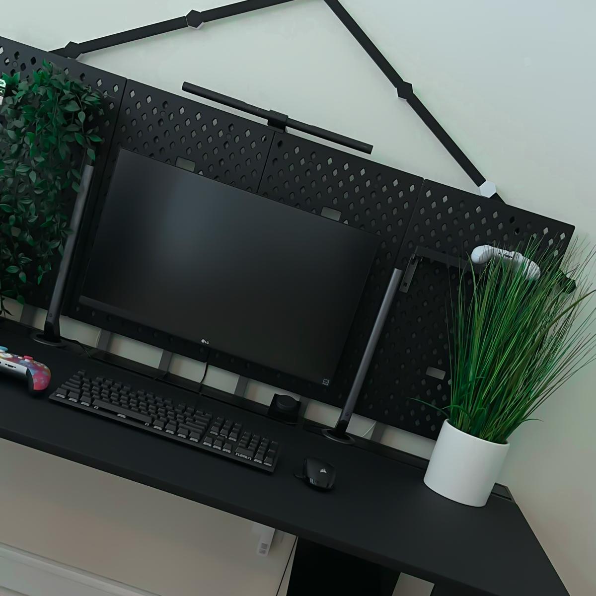 Desk‑Mounted Pegboard for Bifrost Series | Clamp‑On Panel | D